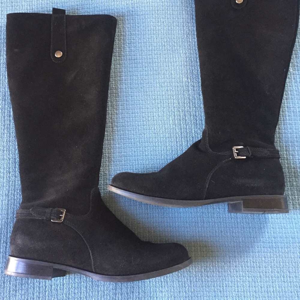 La Canadienne Suede Riding Boots